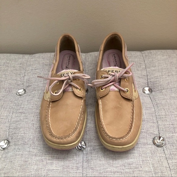 Sperry Top Sider Ladies Leather Boat Shoes - Picture 4 of 9